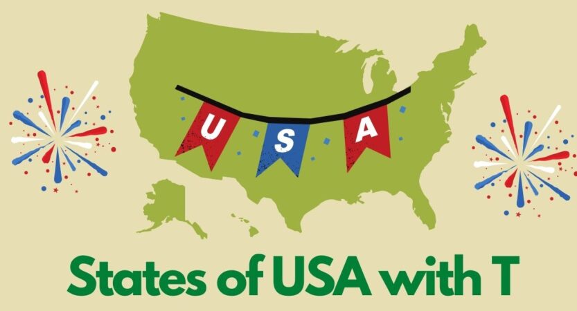 States in USA with T | State in USA with Letter T