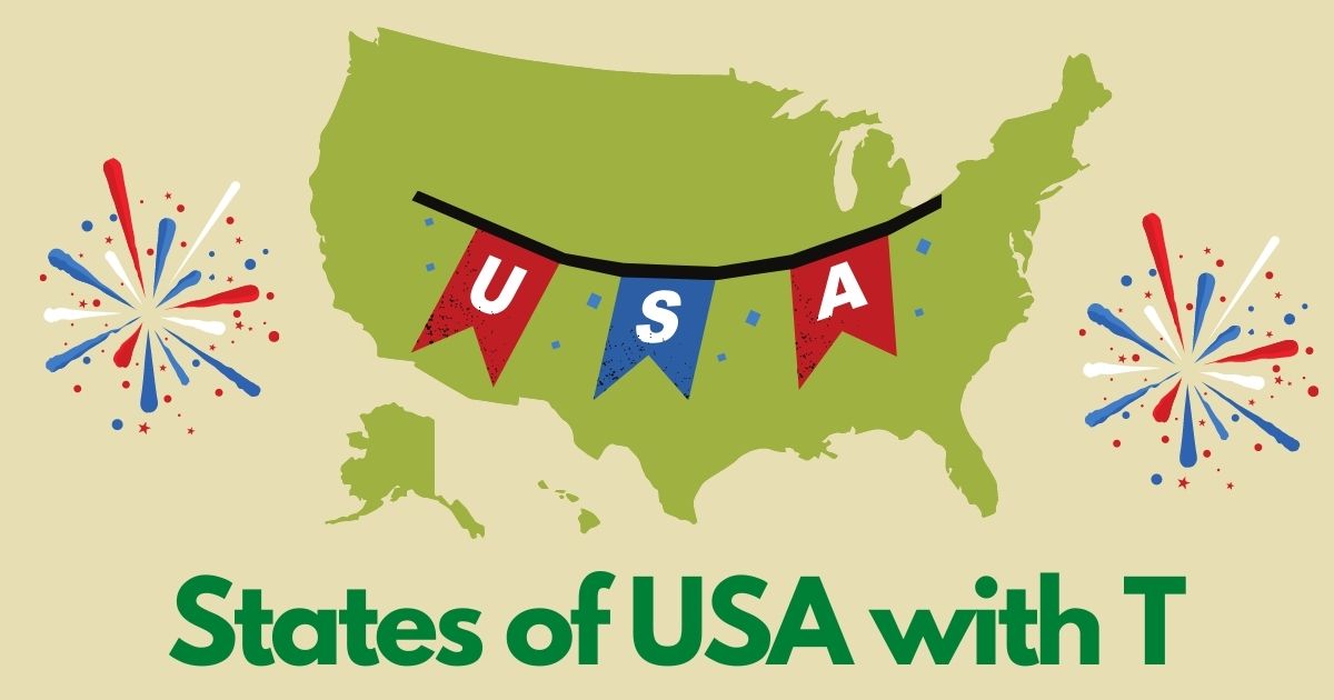 States in USA with T | State in USA with Letter T