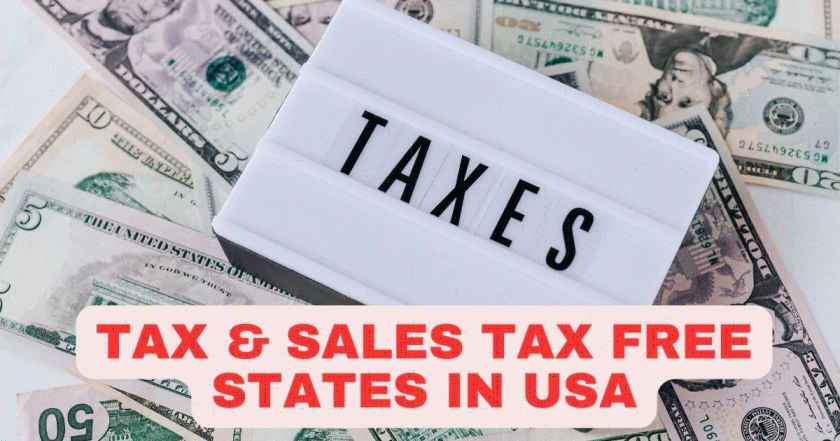 Tax Free States USA 2023 | Sales Tax Free US States