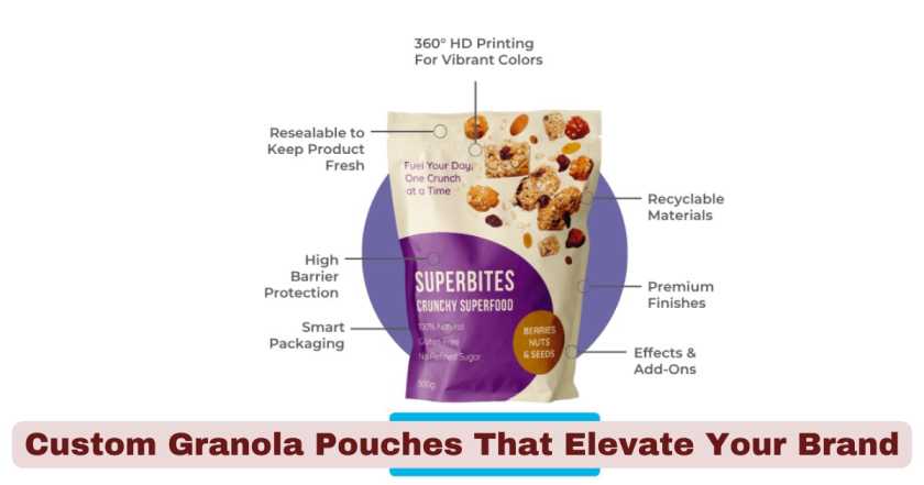 Custom Granola Pouches That Elevate Your Brand