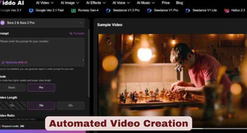 Viddo AI Drives Automated Video Creation: A One-Stop Video Creation Workflow From Script to Music