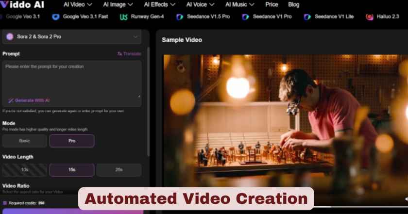 Viddo AI Drives Automated Video Creation: A One-Stop Video Creation Workflow From Script to Music