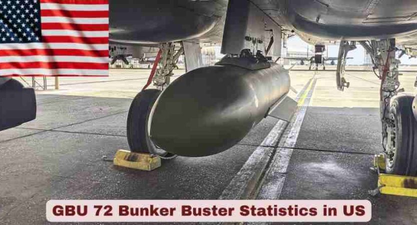 GBU 72 Bunker Buster Statistics in US 2026 | GBU 72 Facts