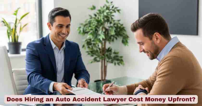 Does Hiring an Auto Accident Lawyer Cost Money Upfront?
