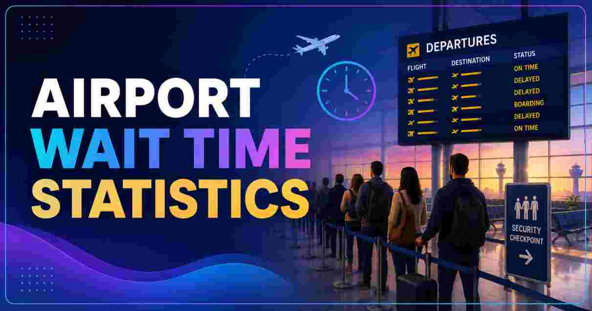 Airport Wait Time Statistics 2026 | Busiest Airports & Key Passenger Data