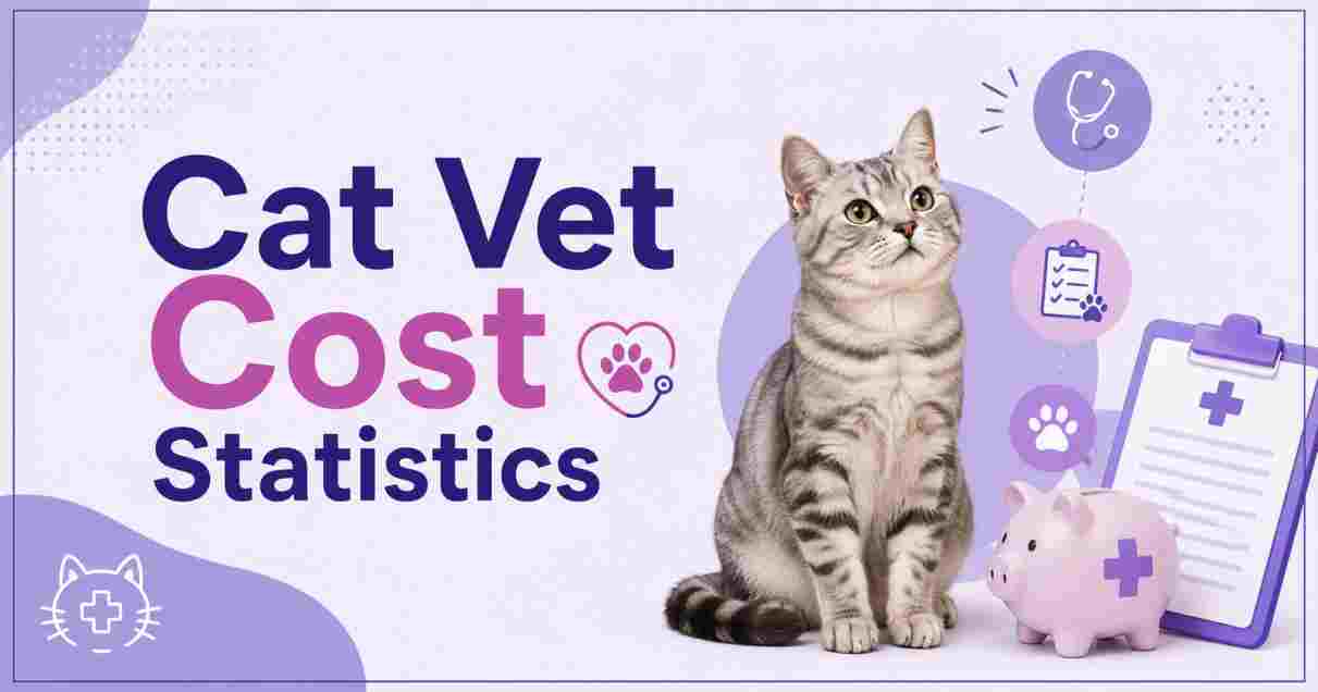 Cat Vet Cost Statistics 2026 | Average Visit, Procedures & Facts