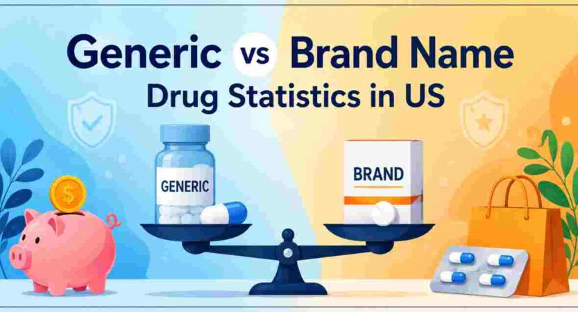 Generic vs Brand Name Drug Statistics in US 2026 | Savings, Usage & Facts