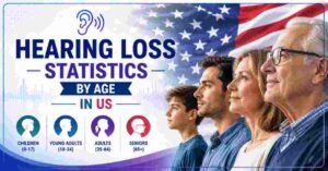 Hearing Loss Statistics by Age in US 2026 | Prevalence, Hearing Aid Costs & Key Facts