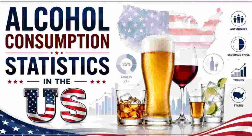 Alcohol Consumption Statistics in US 2026 | Trends, Demographics & Key Health Facts