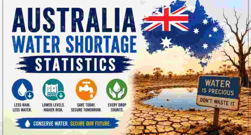 Australia Water Shortage Statistics 2026 | Drought, Cities & Key Climate Facts