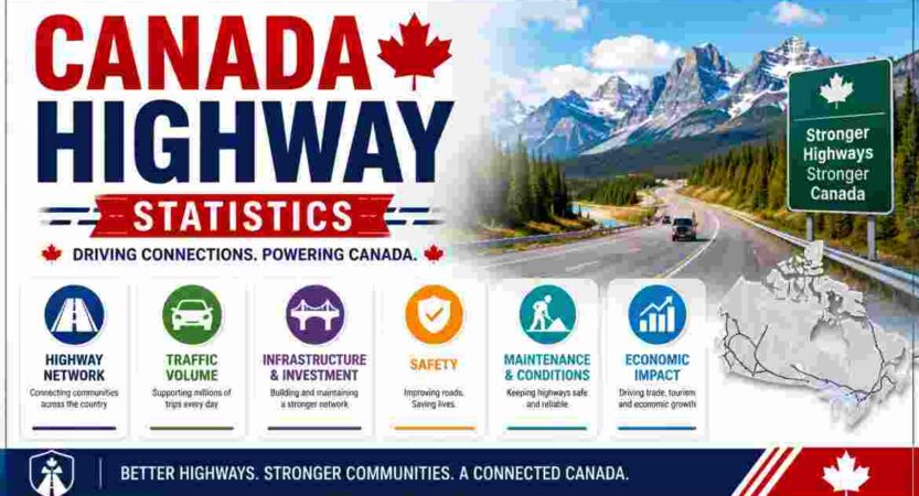 Canada Highway Statistics 2026 | Kilometres, Condition & Key Facts