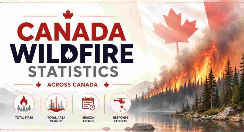 Canada Wildfire Statistics 2026 | Season Forecast, Provinces & Key Facts