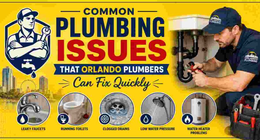 Common Plumbing Issues That Orlando Plumbers Can Fix Quickly