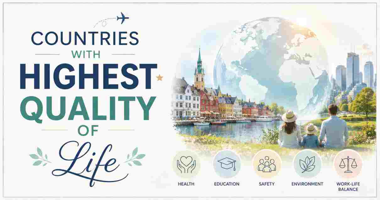 Countries with Highest Quality of Life Statistics 2026 | Rankings & Facts