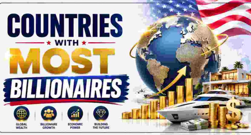 Countries with Most Billionaires Statistics 2026 | Rankings & Key Wealth Data