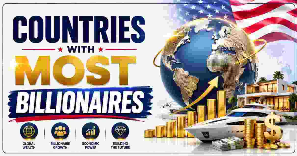 Countries with Most Billionaires Statistics 2026 | Rankings & Key Wealth Data