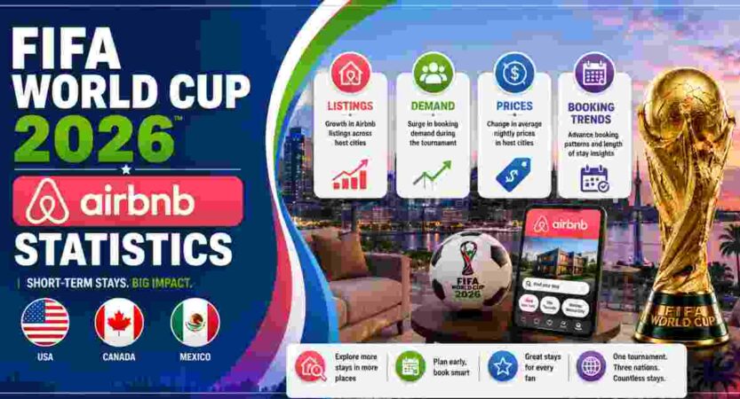 FIFA World Cup 2026 Airbnb Statistics | $2.6 Billion Guest Spending & Key Facts