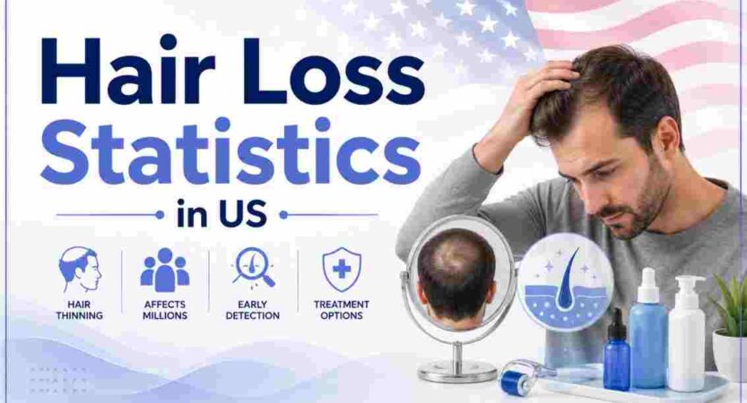 Hair Loss Statistics in US 2026 | Treatments, Causes & Key Facts