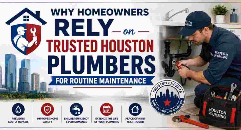 Why Homeowners Rely on Trusted Houston Plumbers for Routine Maintenance