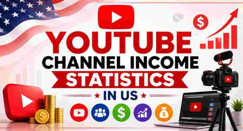 YouTube Channel Income Statistics 2026 | Monetization, CPM & Key Facts