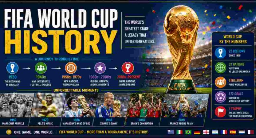FIFA World Cup History Statistics 2026 | World Cup Facts