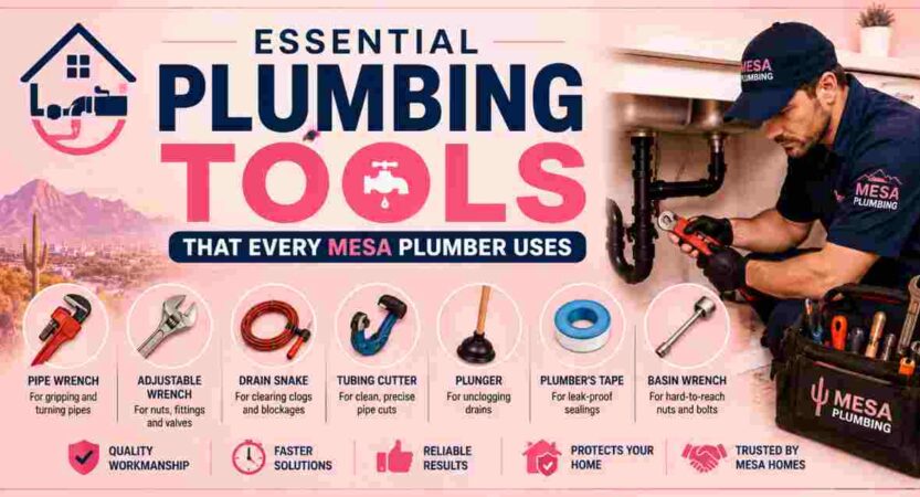 Essential Plumbing Tools That Every Mesa Plumber Uses