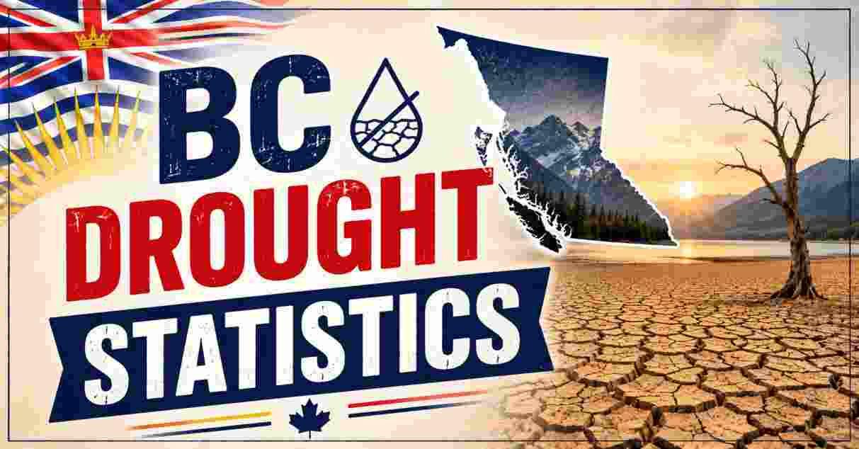 BC Drought Statistics 2026 | Conditions, Water Use & Key Climate Facts