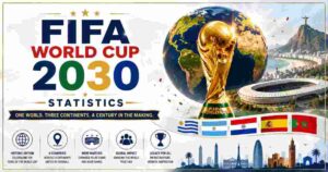 FIFA World Cup 2030 Statistics | Dates, Host Countries, Stadiums & Facts