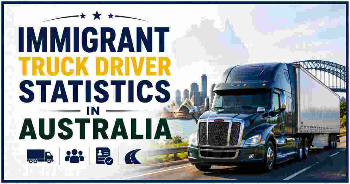 Immigrant Truck Driver Statistics in Australia 2026 | Workforce Share, Shortage & Facts