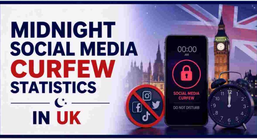Midnight Social Media Curfew Statistics in UK 2026 | Age Ban & Facts