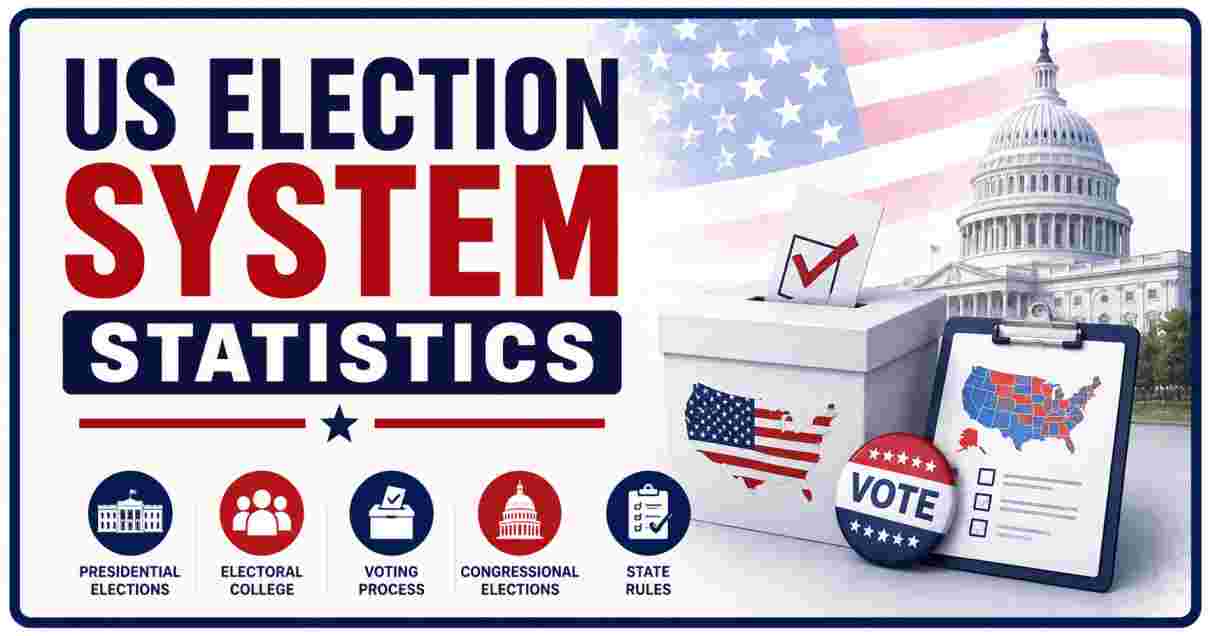 US Election System Statistics 2026 | Process, Voters & Key Facts