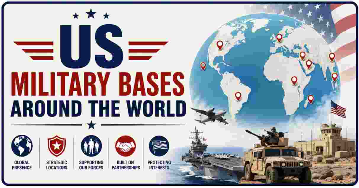 US Military Bases Around the World 2026 | Locations & Facts