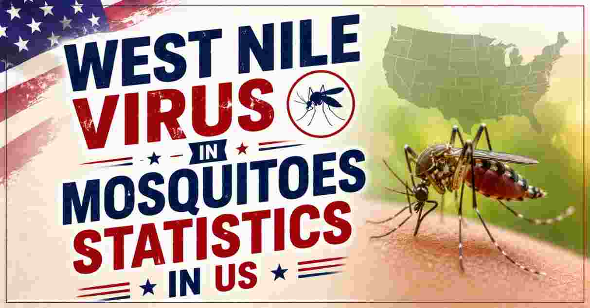 West Nile Virus in Mosquitoes Statistics in US 2026 | Symptoms, Treatments & Facts