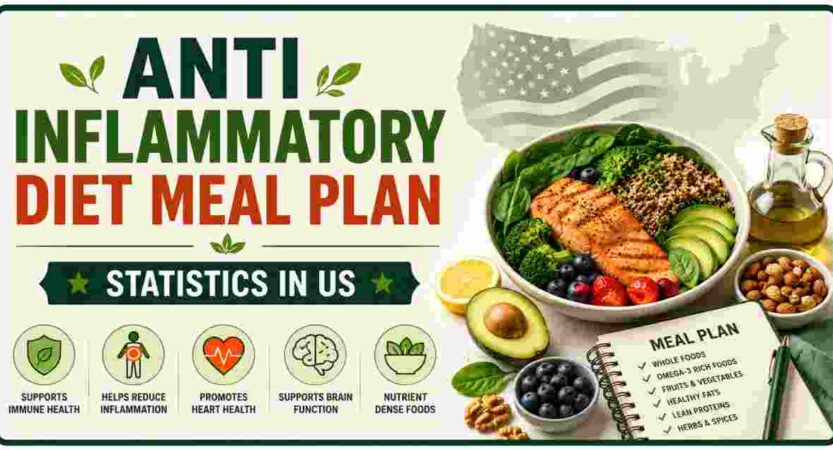 Anti-Inflammatory Diet Meal Plan Statistics in US 2026 | Key Facts