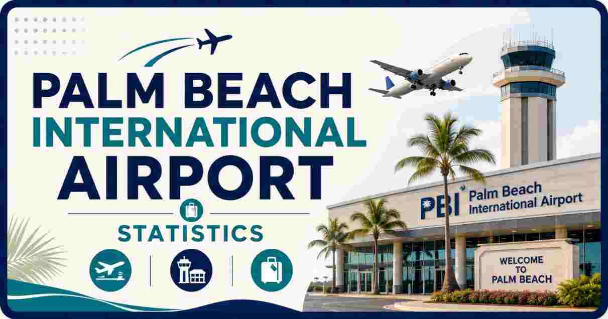 Palm Beach International Airport Statistics 2026 | Visitors, New Name & Facts