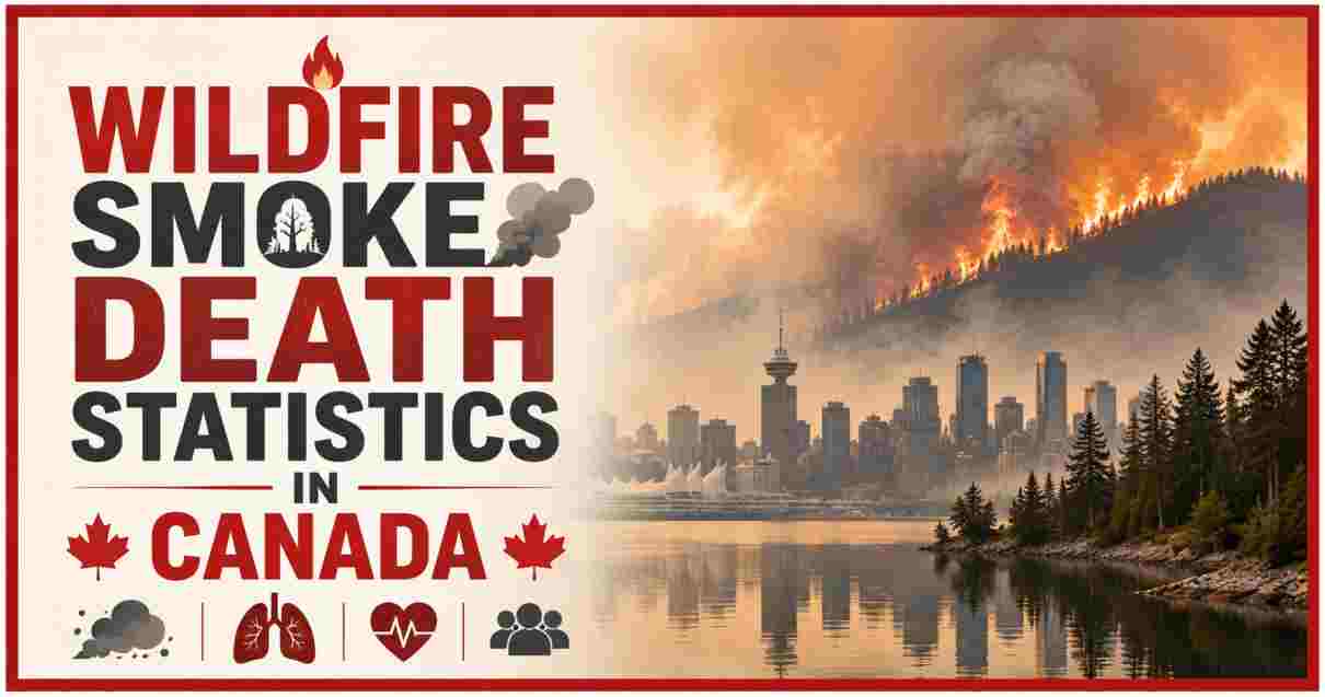Wildfire Smoke Death Statistics in Canada 2026 | Damage Costs & Facts
