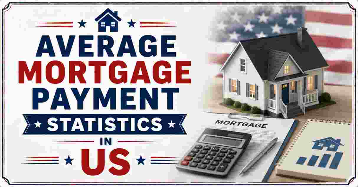 Average Mortgage Payment Statistics in US 2026 | By State, Income & Facts