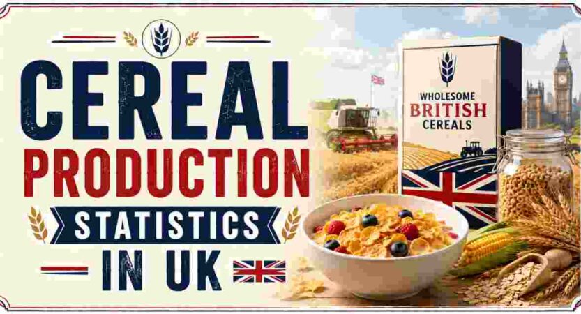Cereal Production Statistics in UK 2026 | Harvest, Crops, Farms & Facts