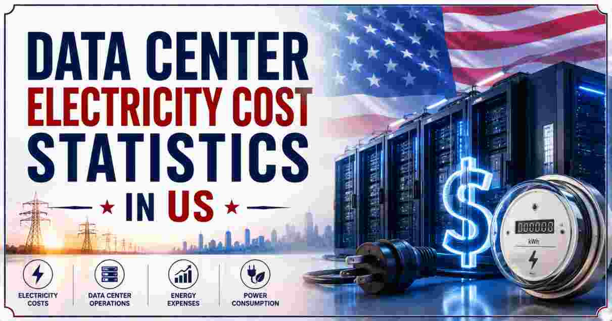 Data Center Electricity Cost Statistics in US 2026 | Power Bills, Usage & Facts