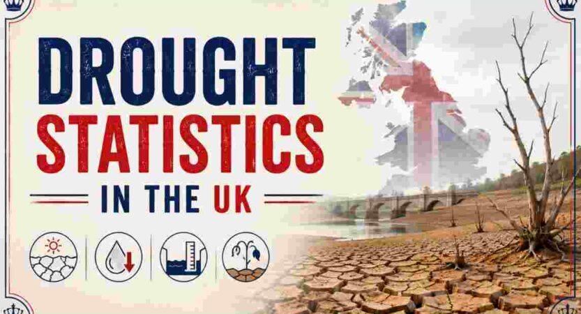 Drought Statistics in UK 2026 | Water Levels, Areas & Facts