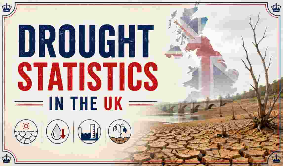 Drought Statistics in UK 2026 | Water Levels, Areas & Facts