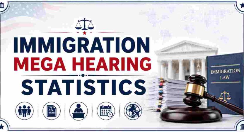 Immigration Mega Hearing Statistics 2026 | Cases, Courts & Key Facts