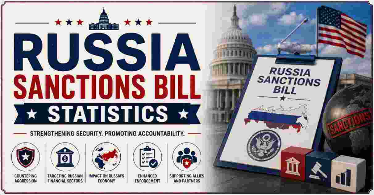 Russia Sanctions Bill Statistics 2026 | Vote, Tariffs, Countries & Facts