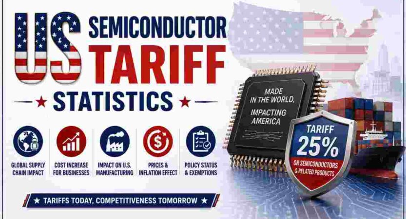 Semiconductor Tariff Statistics in US 2026 | Imports, Tariffs & Facts