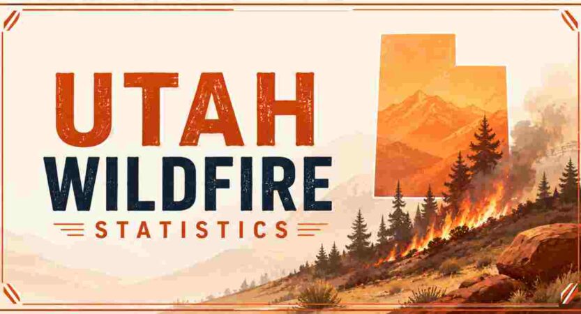 Utah Wildfire Statistics 2026 | Acres Burned, Evacuations, Damages & Facts