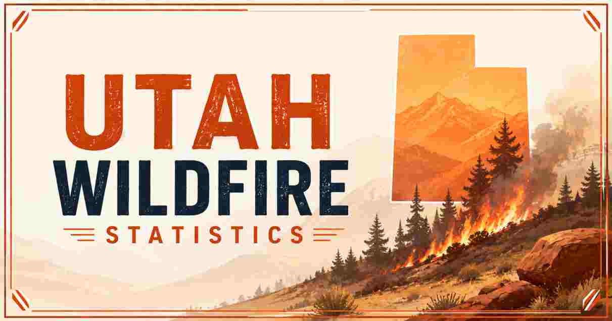 Utah Wildfire Statistics 2026 | Acres Burned, Evacuations, Damages & Facts