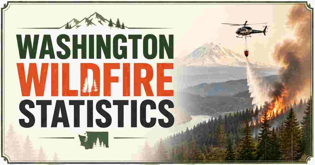 Washington Wildfire Statistics 2026 | Evacuations, Damage & Facts