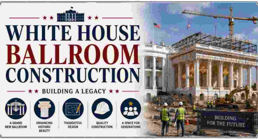 White House Ballroom Construction 2026 | Lawsuit, Completion Date, Cost, Size & Facts