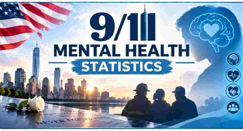 9/11 Mental Health Statistics 2026 | PTSD, Depression, Anxiety & Facts