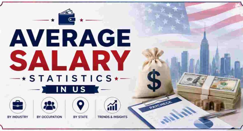 Average Salary Statistics in US 2026 | By Age, Gender, State & Key Facts